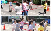 体育游戏:鼓声与皮筋