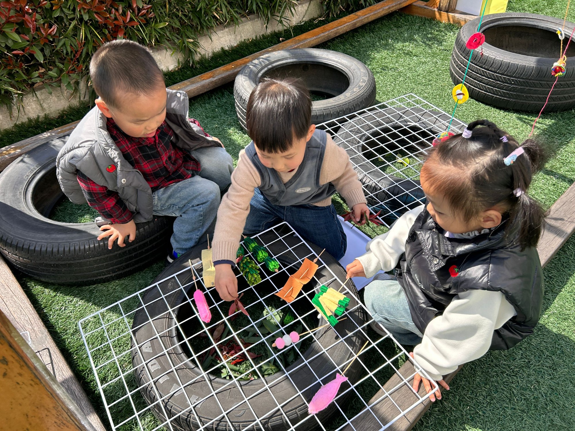 小班户外娃娃家