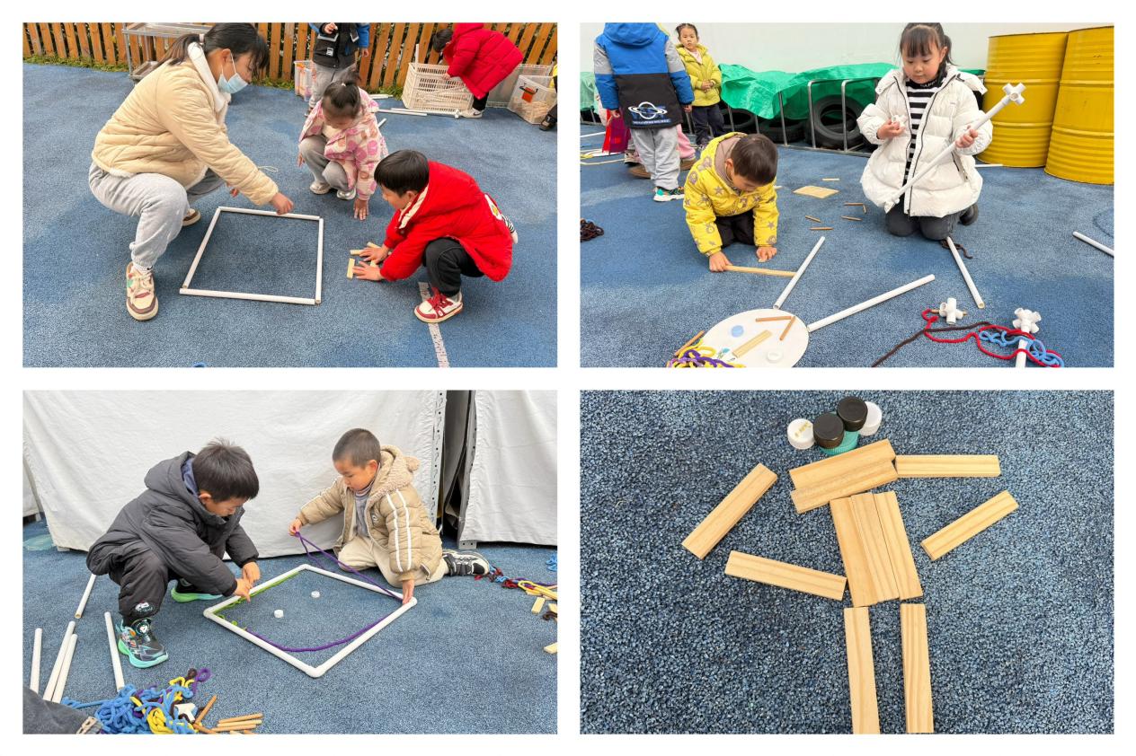 户外拼搭：运动的小人