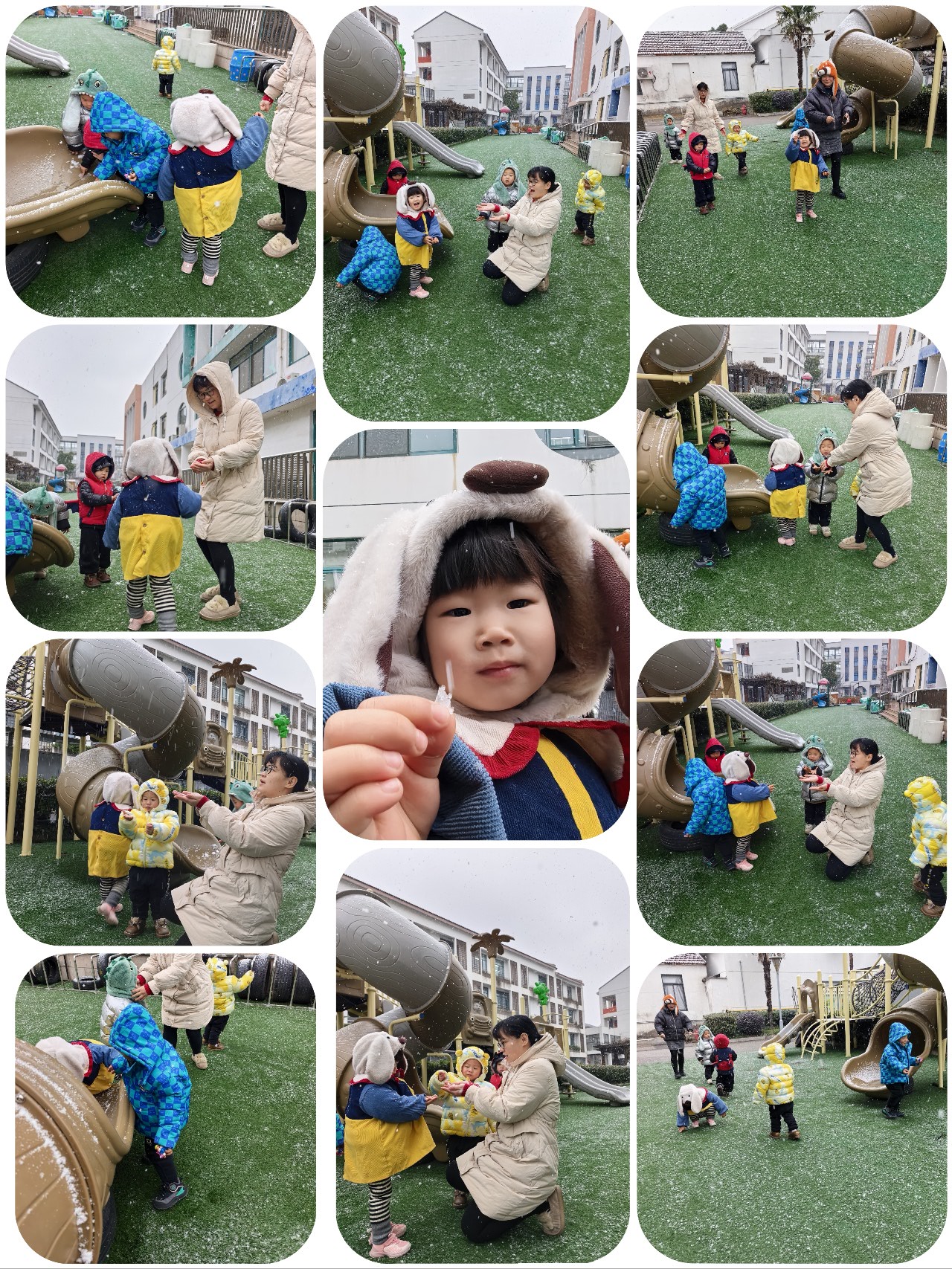 户外活动：体验初雪