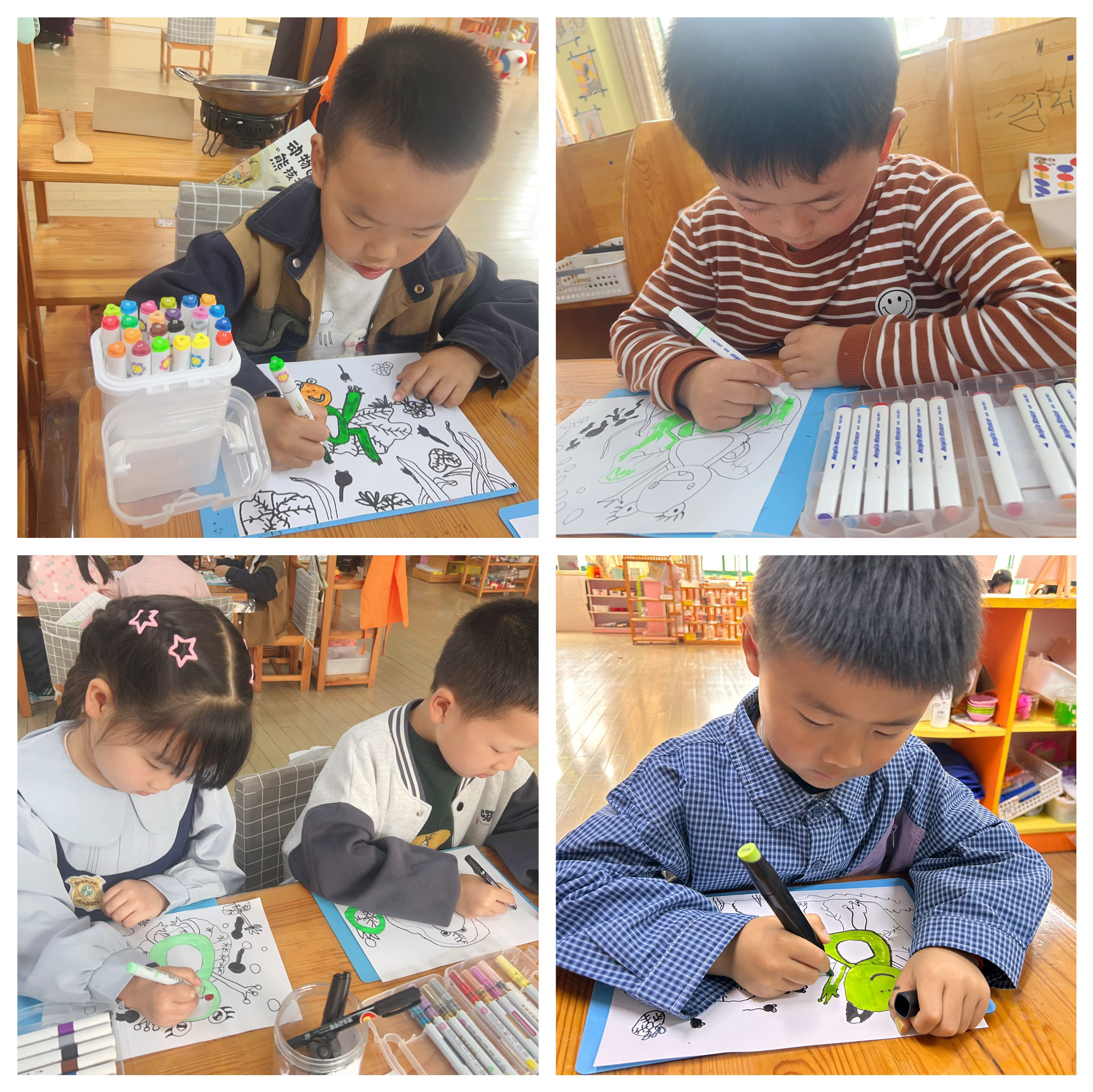 大班美术：小蝌蚪找妈妈